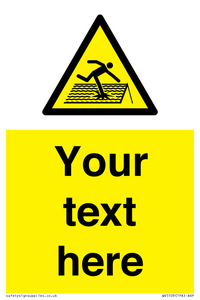 Custom Figure on Roof Sign